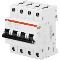 Автоматический выключатель ABB S204 4P 50А (C) 6кА, 2CDS254001R0504