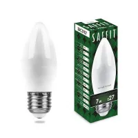 Лампа светодиодная Feron свеча SAFFIT SBC3707 E27 7W 2700K, 55032