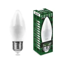 Лампа светодиодная Feron свеча SAFFIT SBC3707 E27 7W 4000K, 55033
