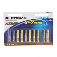 Батарейка Pleomax LR03 ВР8+2 (кратно 10)