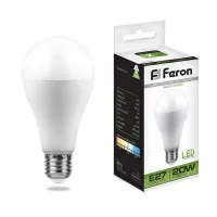 Лампа светодиодная Feron A60 LB-98 Шар E27 20W 4000K, 25788