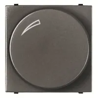 Светорегулятор-переключатель поворотный ABB ZENIT, 60 Вт, антрацит, 2CLA226020N1801