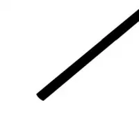 Трубка ТУТнг   1,5/0,75 мм 1 м черная REXANT (20-1506)