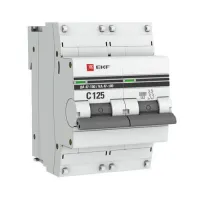 Автоматический выключатель EKF PROxima 2P 100А (D) 10кА, mcb47100-2-100D-pro