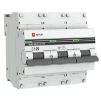 Автоматический выключатель EKF PROxima 3P 10А (D) 10кА, mcb47100-3-10D-pro