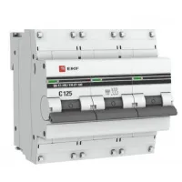Автоматический выключатель EKF PROxima 3P 16А (D) 10кА, mcb47100-3-16D-pro