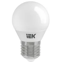 Лампа светодиодная IEK G45 (Шар) 5Вт 230В 6500К E27, LLE-G45-5-230-65-E27