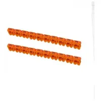Маркер для кабеля наборный сечением 4мм2 символ "3" оранжевый  SQ0534-0034 TDM  (100шт.)