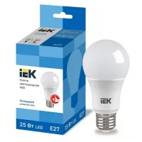 Лампа светодиодная IEK A80 25Вт 230В 6500К E27, LLE-A80-25-230-65-E27