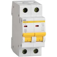 Автоматический выключатель IEK ВА47-29 2P 16А (C) 4.5кА, MVA20-2-016-C