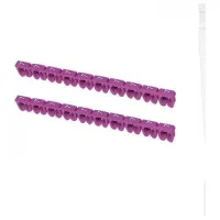 Маркер для кабеля наборный сечением 4мм2 символ "7" фиолетовый  SQ0534-0038 TDM  (100шт.)