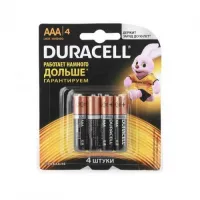Батарейка Duracell MN2400/LR03 BP4 52001058 (кратно 4)