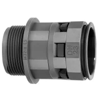 Муфта труба-коробка DN 17 мм, М20х1,5, полиамид, цвет черный DKC PAM17M20N
