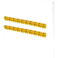 Маркер для кабеля наборный сечением 6мм2 символ "A" желтый  SQ0534-0058 TDM  (100шт.)
