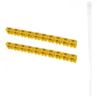Маркер для кабеля наборный сечением 1,5мм2 символ "B" желтый  SQ0534-0014 TDM  (150шт.)