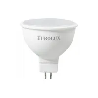 Лампа светодиодная Eurolux MR16 7W-230-2,7K-GU5.3, 76/2/23