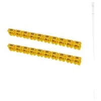 Маркер для кабеля наборный сечением 4мм2 символ "B" желтый  SQ0534-0044 TDM  (100шт.)