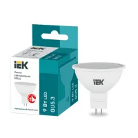 Лампа светодиодная IEK MR16 9Вт 230В 4000К GU5.3, LLE-MR16-9-230-40-GU5
