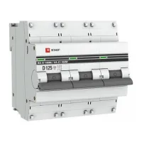 Автоматический выключатель EKF PROxima 3P 125А (D) 10kA, mcb47100m-3-125D-pro