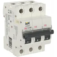 Автоматический выключатель IEK ARMAT 3P 50А (C) 10кА, AR-M10N-3-C050