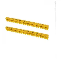 Маркер для кабеля наборный сечением 4мм2 символ "L" желтый  SQ0534-0042 TDM  (100шт.)
