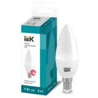 Лампа светодиодная IEK свеча C35 9Вт 4000К E14 230В, LLE-C35-9-230-40-E14