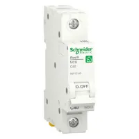 Автоматический выключатель Schneider Electric Resi9 1P 40А (C) 6кА, R9F12140