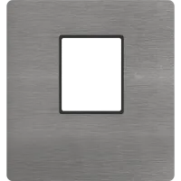 Лицевая панель для механизма MULTIMEDIA с одним коннектором  Soho Fede Brushed Graphite черный