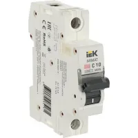 Автоматический выключатель IEK ARMAT 1P 10А (C) 6кА, AR-M06N-1-C010