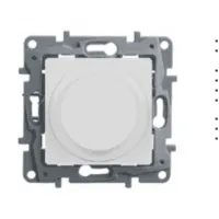 Светорегулятор поворотный Legrand ETIKA, 300 Вт, белый, 672219