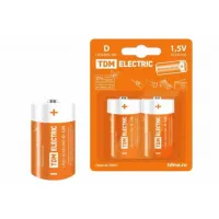 Батарейка TDM LR20 D Alkaline 1,5V BP2 (кратно 2)
