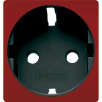 Обрамление розетки 2к+з (механизм FD16823) Marco Fede Red Wine черный