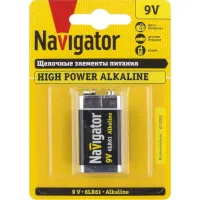 Батарейка Navigator NBT-NE-6LR61-BP1 94 756 (кратно 1)