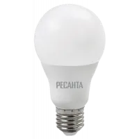 Лампа светодиодная Ресанта A60 15W-230-4K-E27, 76/1/20