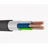 Силовой медный кабель ВБШвнг(А)-LS 3х4-1 (ож) ГОСТ, Кабэкс