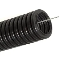 Труба гибкая двустенная д. 63мм с/з, цвет черный для кабельной канализации SN13, DKC 121963A (кратно