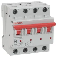 Выключатель автоматический DKC YON 4P 25A 6kA, MD63-4B25-6