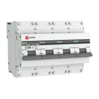 Автоматический выключатель EKF PROxima 4P 100А (C) 10kA, mcb47100m-4-100C-pro