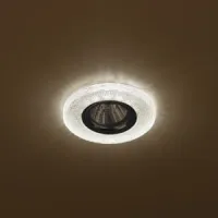 Светильник точечный ERA DK LD1 BR декор со св/д подсветкой, коричневый (50/1400)