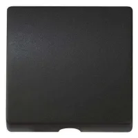 Накладка на выключатель со шнуром Simon 82 CONCEPT, скрытый монтаж, черный матовый, 8200051-098