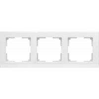 Рамка Werkel Stark 3-местная белая WL04-Frame-03-white