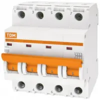 Автоматический выключатель TDM ВА47-29 4P 25А (C) 4.5кА, SQ0206-0127