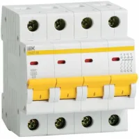 Автоматический выключатель IEK ВА47-29 4P 10А (C) 4.5кА, MVA20-4-010-C