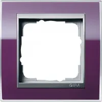 Рамка 1 пост Gira EVENT CLEAR, темно-фиолетовый глянцевый, 0211756