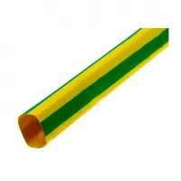 1.5 / 0.75 мм 1м термоусадка желто-зеленая  REXANT
