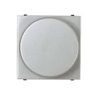 Светорегулятор-переключатель поворотный ABB ZENIT, 60 Вт, серебристый, 2CLA226020N1301