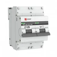Автоматический выключатель EKF PROxima 2P 100А (C) 10кА, mcb47100-2-100C-pro