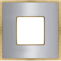 Рамка 1-ная Fede Belle Epoque Metal, bright chrome+bright gold
