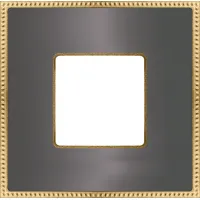Рамка 1-ная Fede Belle Epoque Metal, graphite+bright gold