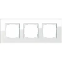 Рамка 3-ая Gira Esprit Белое стекло